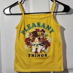 COPY - Retro Kitty Y2K Crop Top